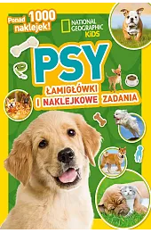National Geographic Kids. Psy. Łamigłówki i naklejkowe zadania
