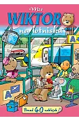 Miś Wiktor na lotnisku