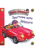 Sportowe auto Wiktora. Mały chłopiec