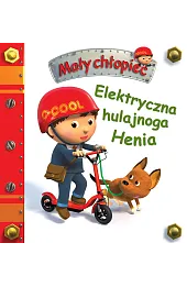 Elektryczna hulajnoga Henia. Mały chłopiec