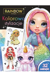 Kolorowe stylizacje. Rainbow High