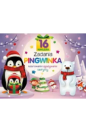 Zadania Pingwinka. Kolorowanki, zgadywanki, labirynty
