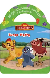 Moje ulubione seriale z naklejkami. Bunga Mądry. Disney Junior Lwia Straż