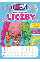 I love VIP Pets. Minikaligrafia. Liczby