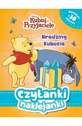 Czytanki naklejanki. Urodziny Kubusia. Disney Kubuś,