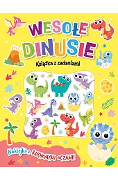 Wesołe dinusie. Książka z zadaniami