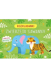 Zwierzęta sawanny. Rozkładanki