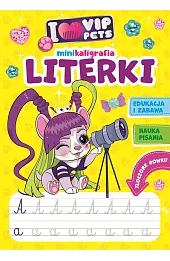 I love VIP Pets. Minikaligrafia. Literki