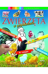 Zwierzęta w gospodarstwie. Naklejkowe łamigłówkiEmilie Beaumont