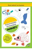 Rysuj, koloruj i ucz się pisać. Kolorowanka edukacyjna. Zwierzęta