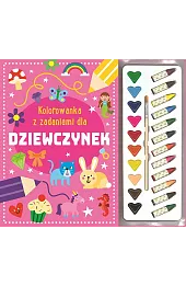 Kolorowanka z zadaniami dla dziewczynek