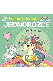 Pokoloruj niezwykłe jednorożcezbiorowa Praca