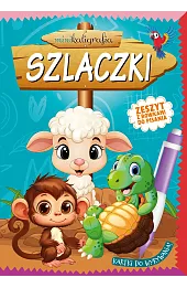 Minikaligrafia. Szlaczki. Zeszyt z rowkami do pisania