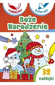 Boże Narodzenie. Naklejam i koloruję