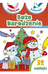 Boże Narodzenie. Naklejam i kolorujęAnna Wiśniewska