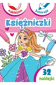 Księżniczki. Naklejam i koloruję
