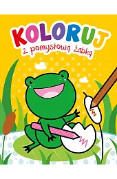 Koloruj z pomysłową żabkązbiorowa Praca