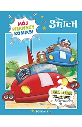 Mój pierwszy komiks. Poziom 2. Wielki wyścig poszukiwaczy. Disney Stitch