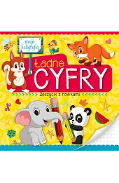 Moja kaligrafia. Ładne cyfry. Zeszycik z rowkami
