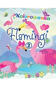 Flamingi. Kolorowanka 2