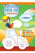 Koloruj i ucz się z kogutkiem!