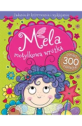Mela motylkowa wróżka. Zadania do kolorowania i wyklejania