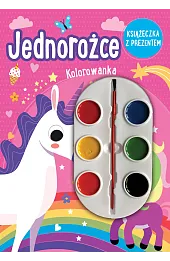 Jednorożce. Kolorowanka (książeczka z prezentem - farbki)