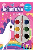 Jednorożce. Kolorowanka (książeczka z prezentem - farbki)