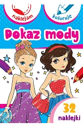 Pokaz mody. Naklejam i koloruję