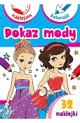 Pokaz mody. Naklejam i koloruję