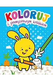 Koloruj z pomysłowym królikiemzbiorowa Praca