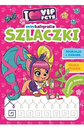 I love VIP Pets. Minikaligrafia. Szlaczki