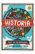 Historia. Mapy do kolorowania - z kredkami dookoła świata