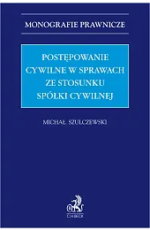 Postępowanie cywilne w sprawach ze stosunku,Michał Szulczewski