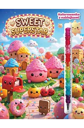 Sweet Superstar. Kolorowanka z naklejkamizbiorowa Praca