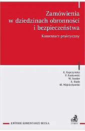 Zamówienia w dziedzinach obronności i bezpieczeństwa.,Szymon Siuda