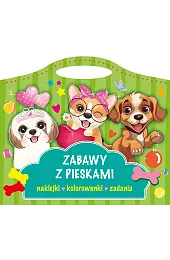 Zabawy z pieskami. Naklejki, kolorowanki, zadaniazbiorowa Praca