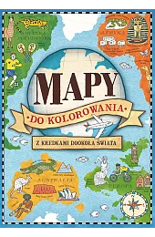 Mapy do kolorowania - z kredkami,zbiorowa Praca