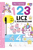Pisz i wycieraj. 1, 2, 3. Licz z jednorożcami!