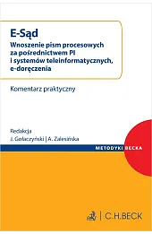 E-Sąd. Wnoszenie pism procesowych za pośrednictwem PI i systemów teleinformatycznych, e-doręczenia. Komentarz praktyczny