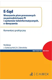 E-Sąd. Wnoszenie pism procesowych za pośrednictwem,zbiorowa Praca