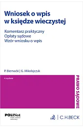 Wniosek o wpis w księdze wieczystej.,Przemysław Biernacki
