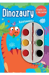 Dinozaury. Kolorowanka (książeczka z prezentem -,zbiorowa Praca