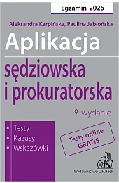 Aplikacja sędziowska i prokuratorska 2026. Testy,,zbiorowa Praca