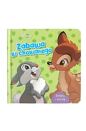Zabawa w chowanego. Książeczka sensoryczna. Disney,Ilona Siwak