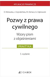 Pozwy z prawa cywilnego. Wzory pism,Dominika Wetoszka