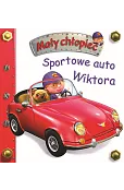 Sportowe auto Wiktora. Mały chłopiec