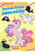 Tęczowa kraina jednorożców. Naklejki-zdrapki