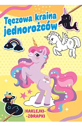 Tęczowa kraina jednorożców. Naklejki-zdrapkiMontagnon Pauline