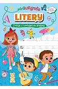 Minikaligrafia. Litery. Zeszyt z rowkami do pisania